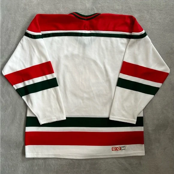 Vintage New Jersey Devils Hockey Jersey 80s CCM
